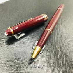 Montblanc 163-Meisterstuck Classique Platinum Rollerball RED