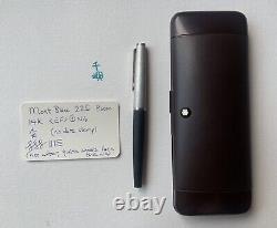 Montblanc 225 14K EF Extra Fine Nib Piston Filler With Box Japan