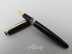 Montblanc 254 Fountain Pen 14k Gold Flex Ef Nib Vintage Rare