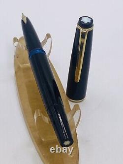 Montblanc 32 Fountain Pen 1970's 14ct Gold Fine Nib Twist Fill Nr Mint