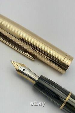 Montblanc 642 Meisterstück Grey Striated 14k Med. Flex Restored