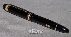 Montblanc 75th Anniversary 149 Fountain Pen 18k B Nib Uninked & Unused In Box
