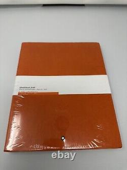 Montblanc A4 Sketchbook Notebook Orange Sealed 85g black cut lined