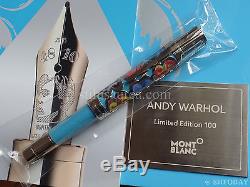 Montblanc Artisan Limited Edition 100 Andy Warhol Pen Dollar Sign Sealed M