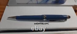 Montblanc Ballpoint Pen Glacier Blue Gray Midsize 129395