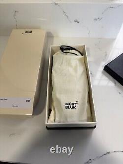 Montblanc Black Leather Double Siena Fountain Pen Case BRAND NEW