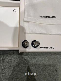 Montblanc Blue Pix Cufflinks Brand New withBox etc RRP £175