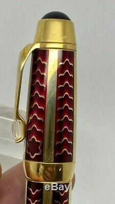 Montblanc Boheme 100 Anni 18K SOLID GOLD Diamond Fountain Pen 100 Made Boxed