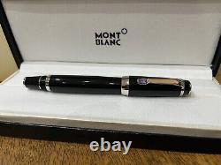 Montblanc Boheme Black & Platinum Rollerball Pen With Purple Gemstone