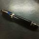 Montblanc Boheme Blue fountain pen nib F writing is excellent from Japan