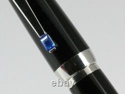 Montblanc Boheme Platinum Line With Blue Sapphire Gemstone Rollerball Pen