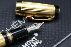 Montblanc Boheme Rouge Gold Plated Fountain Pen UNUSED