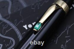 Montblanc Boheme Vert Emerald Gold Trim Ballpoint Pen