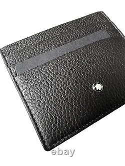 Montblanc Cardholder Black Leather Grain Meisterstuck 3333GB