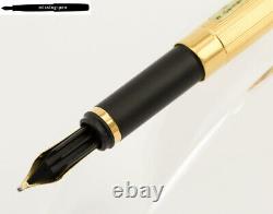 Montblanc Cartridge Fountain Pen Noblesse Goldplated with 18 K B-nib (No 18110)