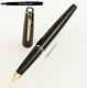 Montblanc Classic Piston Fountain Pen No. 320 in Black-Gold with 14 K M-nib