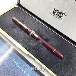 Montblanc Classique Bordeaux burgundy rollerball pen, boxed, mint