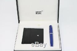 Montblanc Cruise Collection Blue Roller Ball + Meisterstuck Cardholder Gift Set