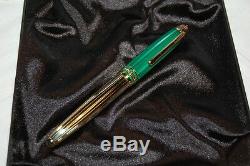 Montblanc Czar Nikolai Fountain Pen 18K Gold Fine Pt Pen New In Box 22144