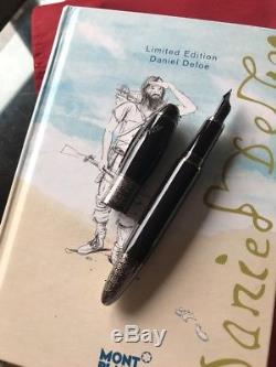 Montblanc Daniel Defoe Fountain Pen (Limited Edition) 110504/Ret $1110/NIB