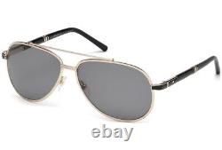 Montblanc GOLD PLATED sunglasses MB526S C62 33D (Rare limited edition)