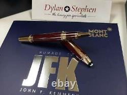 Montblanc Great Characters Special Edition J. F. Kennedy burgundy rollerball pen