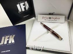 Montblanc Great Characters Special Edition J. F. Kennedy burgundy rollerball pen