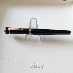 Montblanc Greta Garbo Rollerball Pen Black with gold trim Rare