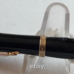 Montblanc Greta Garbo Rollerball Pen Black with gold trim Rare