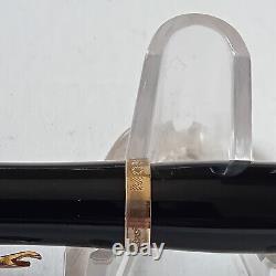 Montblanc Greta Garbo Rollerball Pen Black with gold trim Rare