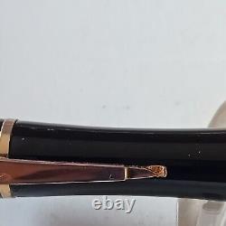 Montblanc Greta Garbo Rollerball Pen Black with gold trim Rare