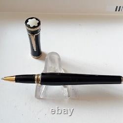 Montblanc Greta Garbo Rollerball Pen Black with gold trim Rare