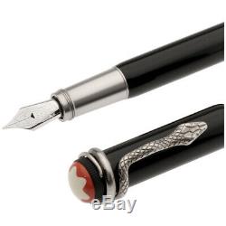 Montblanc Heritage Collection Rouge Et Noir Special Edition Resin Black Fountain
