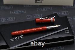 Montblanc Heritage Rouge et Noir Coral-Resin Fountain Pen