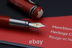 Montblanc Heritage Rouge et Noir Coral Special Edition Fountain Pen- UNUSED