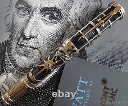 Montblanc James Watt Skeleton Artisan Limited Edition 83 Fountain Pen Year 2014