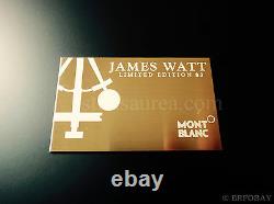 Montblanc James Watt Skeleton Artisan Limited Edition 83 Fountain Pen Year 2014