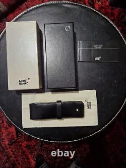 Montblanc Leather Case Meisterstück Siena for 2 Pen Black