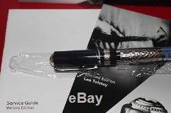 Montblanc Leo Tolstoy Fountain Pen Writer Series 18K Medium nib Year 2015 NEW