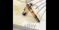 Montblanc Leonardo Da Vinci 18kt Gold Limited Edition 74 Skeleton Fountain Pen