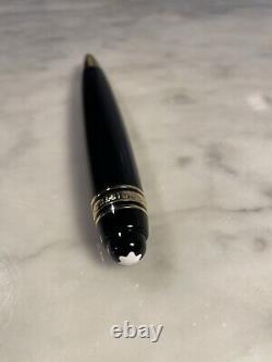 Montblanc Leonardo Mechanical Pencil Black Sketch Pen original leather holder