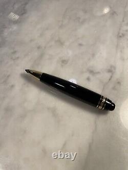 Montblanc Leonardo Mechanical Pencil Black Sketch Pen original leather holder