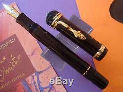 Montblanc Limited Editition Agatha Christie Fountain Pen Vermel 4810 New F Pt
