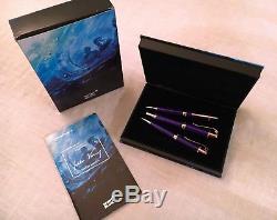 Montblanc Limited Writers Edition Jules Verne 3-Piece Fountain Pen Set
