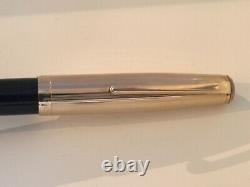 Montblanc Masterpiece 644n Piston Fp In Black/rolled Gold In Box Vintage