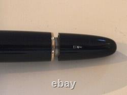 Montblanc Masterpiece 644n Piston Fp In Black/rolled Gold In Box Vintage