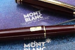 Montblanc Meisterstuck 144 Classique Bordeaux Fountain Pen Monotone Nib