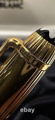 Montblanc Meisterstuck 144 Classique Gold-Plated Solitaire Fountain Pen Boxed