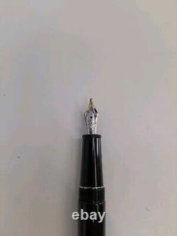 Montblanc Meisterstuck 145 Classique Gold Coated Fountain Pen Broad Nib