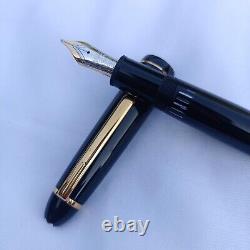 Montblanc Meisterstuck 146 Black Piston Filler Fountain Pen Made in Germany